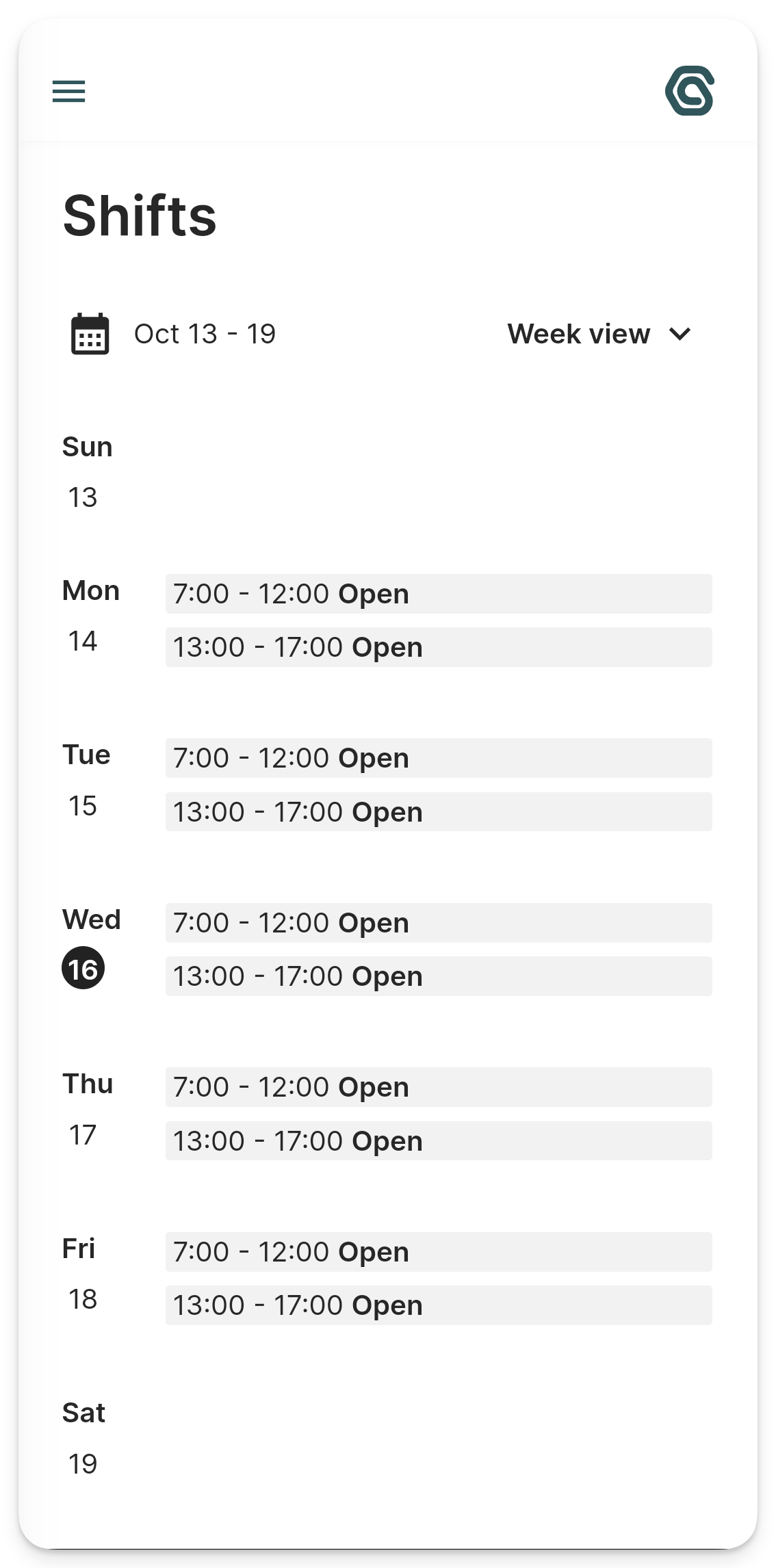 Shifts module view in Field Service app.png