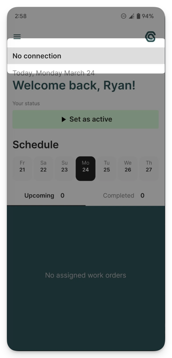 No_Connection_Field_service_app.png