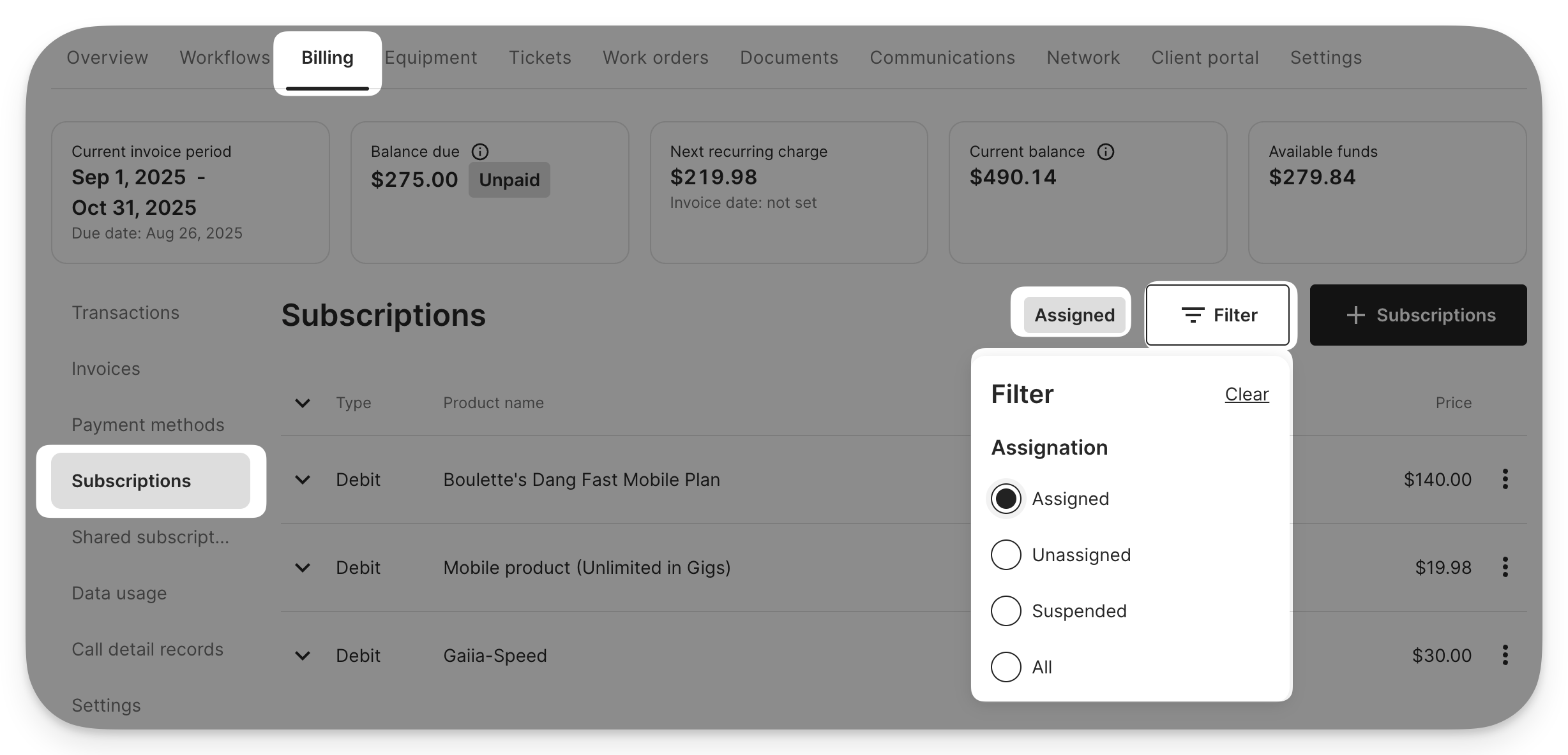 display subscription filter.png