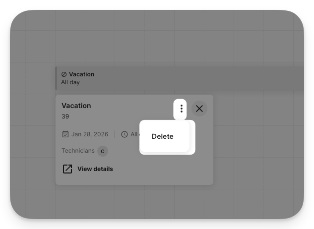 Workforce Schedule Delete timeblock.png