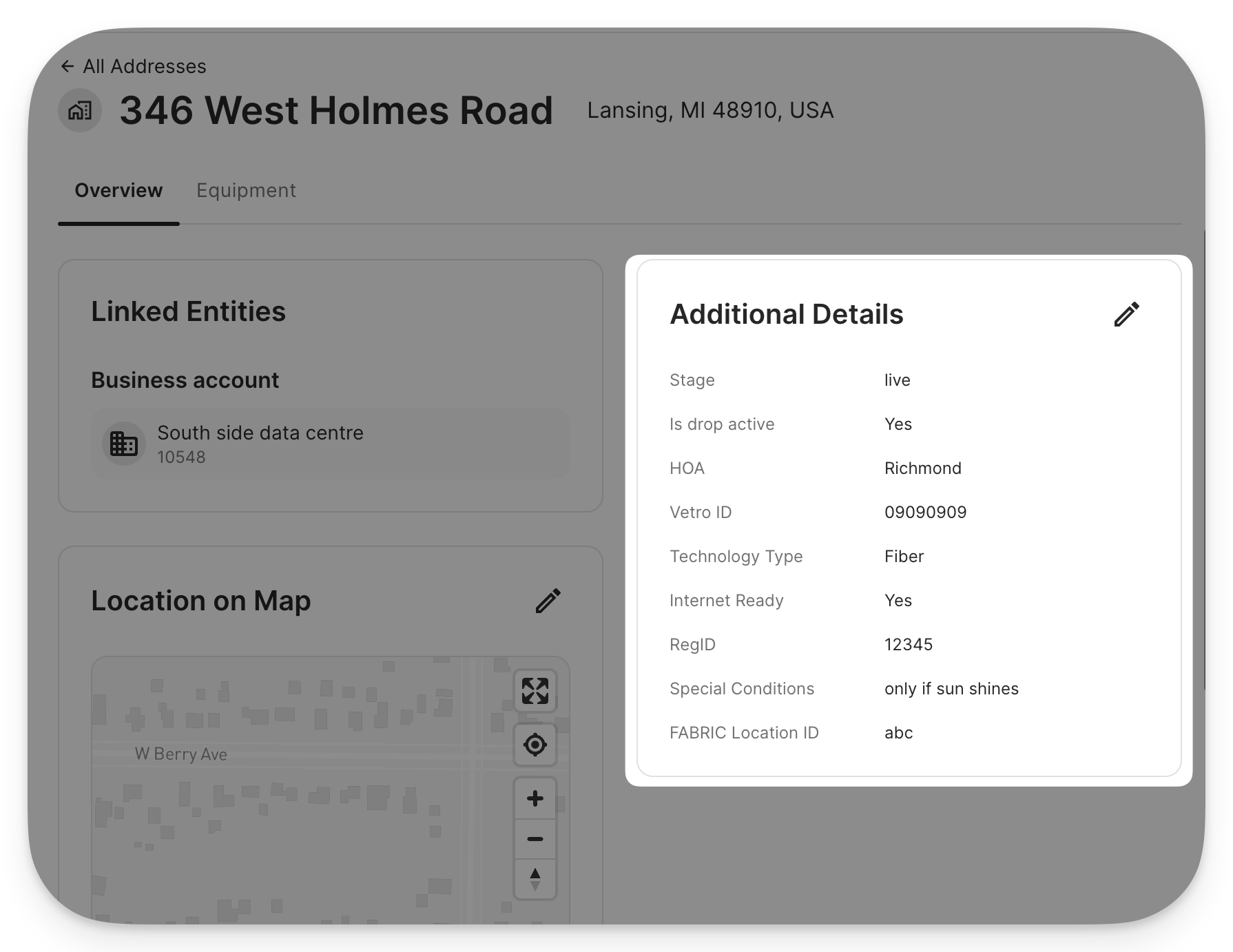 New address details display.png