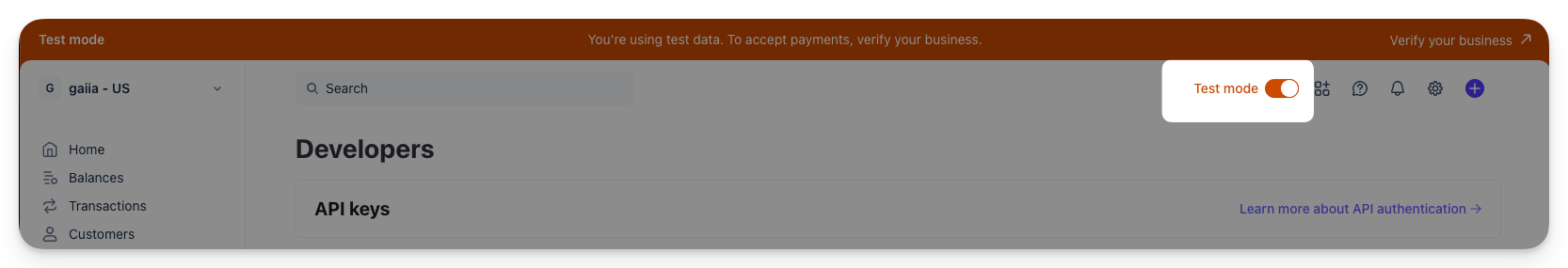 1. Test Mode ON.png